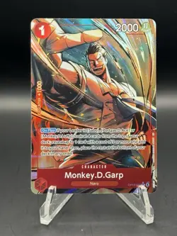Bandai One Piece CCG Monkey.D.Garp OP13-016 Alt Art Holo English 2000 - Image 1