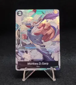 Bandai One Piece TCG Monkey D. Garp (Alternate Art) OP02-115 Holo EN - Image 1