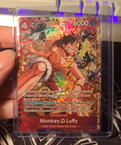 Monkey D. Luffy Alt Art OP16-015 One Piece The Time of Battle English - Image 1