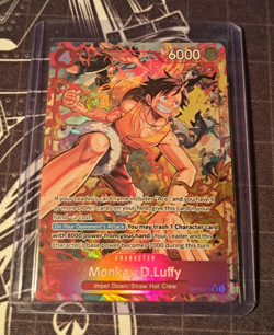 Monkey D. Luffy Alt Art OP16-015 One Piece The Time of Battle English - Image 4