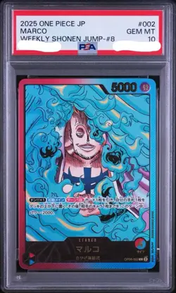 PSA10 Marco Recafig Jump One Piece Card OP08 002 - Image 1