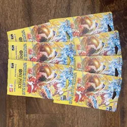 One Piece - Adventure on Kami’s Island English - Lot of 7 Sleeved Booster Packs - Image 2
