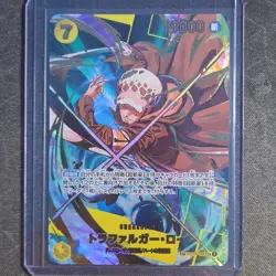 One Piece Trafalgar Law OP10-119 SP Parallel Japanese Alt Art Holo NM - Image 1