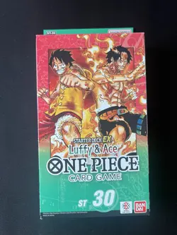 Bandai One Piece Card Game Starter Deck EX Luffy & Ace ST-30 English NEW SEALED - Image 1