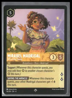 Mirabel Madrigal - Gift of the Family #18/204 Ursula's Return Disney Lorcana - Image 1
