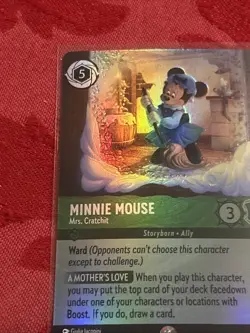 EPIC Lorcana Winterspell - Minnie Mouse – Mrs. Cratchit – 213/204 EPIC FOIL - Image 3