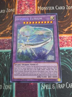Yu-Gi-Oh! Invoked Elysium FUEN-EN033 Secret Rare 1st Edition Near Mint a1/ - Image 1