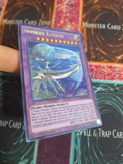 Yu-Gi-Oh! Invoked Elysium FUEN-EN033 Secret Rare 1st Edition Near Mint a1/ - Image 2