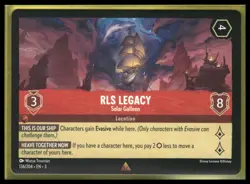 RLS Legacy - Solar Galleon #136/204 Into the Inklands Disney lorcana - Image 1
