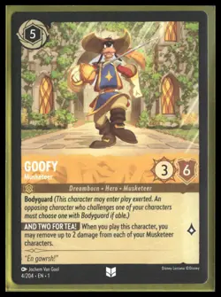 Goofy - Musketeer #4/204 The First Chapter Disney lorcana - Image 1