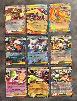 Pokemon TCG Evolutions Holo English 9-Card Lot Mega EX Lopunny Manectric - Image 1