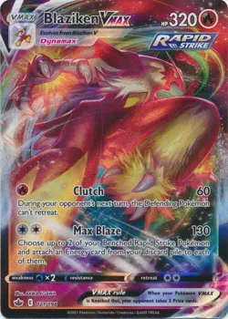 Blaziken VMAX - 021/198 Ultra Rare Chilling Reign NM Pokemon TCG - Image 1