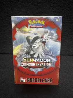 *SEALED* Pokemon Sun and Moon Crimson Invasion PreRelease Kit Build Battle - Image 1