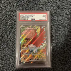 Pokemon Ethan's Ho-Oh EX 209/182 Destined Rivals PSA 9 - Image 1
