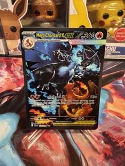 Pokemon Card Mega Charizard X ex - 125/094 - ME02: Phantasmal Flames (PFL) - Image 1