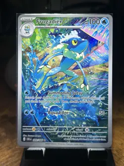 Pokemon Frogadier 089/086 chaos rising full art holo NM - Image 1