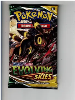 EVOLVING SKIES UMBREON FACTORY SEALED BOOSTER PACK SWORD & SHIELD POKEMON - Image 1