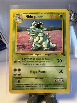 Nidoqueen 23/64 Pokemon Jungle Unlimited Vintage Rare Pokemon Card WOTC MP - Image 1
