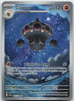 Claydol 092/086 Holo Illustration Rare Chaos Rising Pokemon Near Mint - Image 1