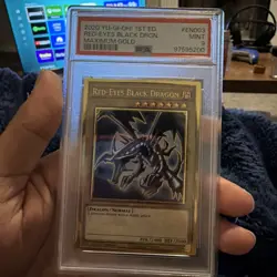 Red-eyes Black Dragon EN003-97 1st Edition Maximum Gold Yugioh PSA 9 - Image 1