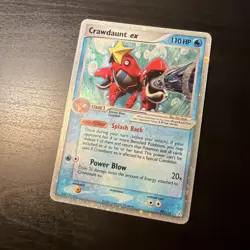 Nintendo Pokemon TCG Crawdaunt ex Holo Rare Holo EX 99/95 Team Magma Aqua HP - Image 1