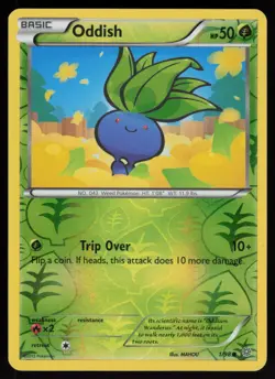 Reverse Holo Oddish 1/98 XY - Ancient Origins Pokemon TCG Card - Image 1