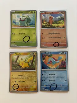 SWIRLS !! Pokemon 151 Costco Reverse Rev Cosmos Holo Promo Set VARIANT J - Image 1