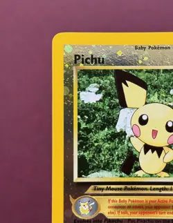 Pokemon 2001 Black Star Promo #35 Pichu Reverse Holo, WOTC Vintage English NM - Image 3