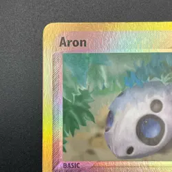 Pokemon TCG Aron 56/100 Sandstorm Reverse Holo Common LP - Image 3