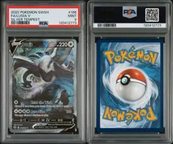 Pokemon TCG Lugia V Alt Full Art Holo Silver Tempest 186/195 (2022) PSA 9 - Image 3