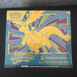 Pokemon TCG: Ascended Heroes Pokemon Center Exclusive ETB Read Description - Image 1