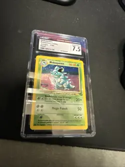 [CGC 7.5. NEAR MINT] 2000 Pokemon Nidoqueen 7/64 Holo Pokemon TCG (1999) Jungle - Image 3