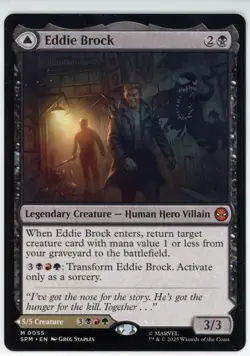 Magic the Gathering Marvel's Spider-man Eddie Brock M 0055 Standard Regular - Image 1