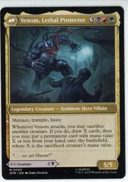 Magic the Gathering Marvel's Spider-man Eddie Brock M 0055 Standard Regular - Image 2