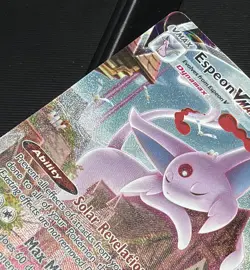 Pokemon TCG Espeon VMAX 270/264 Fusion Strike Alternate Art DAMAGED (NOTES) - Image 3