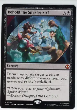 Magic the Gathering Marvel's Spider-Man Behold the Sinister Six! M 0051 Standard - Image 1