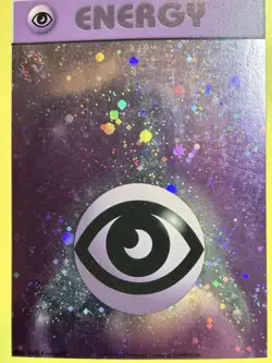 Psychic Energy Full Art Holo Swirl Pokemon Card - Image 1