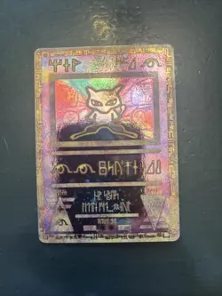 Pokemon TCG Ancient Mew Holo Rare Movie Promo Edition 1995-1999 SPECKLE PATERN - Image 1