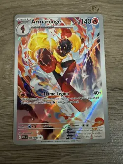 Pokemon TCG Armarouge 086/084 Illustration Rare Pitch Black - Image 1