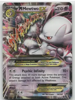 2015 BREAKthrough M Mewtwo EX Holo Rare #64/162 - Image 1