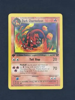 Pokemon Dark Charmeleon 32/82 1st Ed Team Rocket 1999 - LP - Image 1
