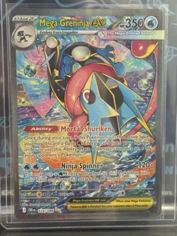 Pokemon TCG Mega Greninja EX 116/108 Chaos Rising Full Art Holo ENG - Image 1