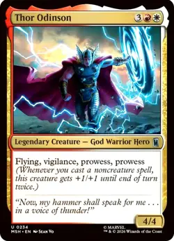 X 1 Thor Odinson NM-M MSH 234 MTG Magic The Gathering - Image 1