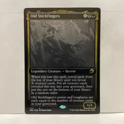 MTG Old Stickfingers Magic: The Gathering Innistrad: Double Feature Foil #234 - Image 1
