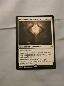 Hour of Devastation Overwhelming Splendor MTG Magic NM 019/199 White Mythic Card - Image 2