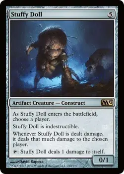 Stuffy Doll Light Play, English Magic the Gathering MTG Magic 2013 - Image 1
