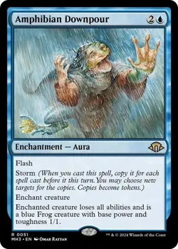 Amphibian Downpour 51 Rare Prerelease Cards Magic: The Gathering Nm - Image 1