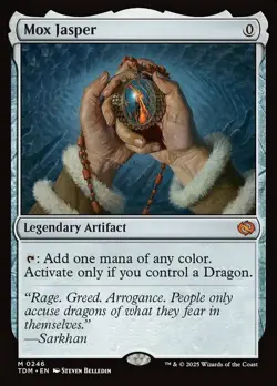 MTG Mox Jasper, NM-Mint, English Tarkir: Dragonstorm - Image 1