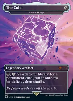 1x The Cube (Planar Bridge) ~~ Borderless NM-Mint, English Secret Lair MTG Magic - Image 1