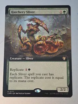 Hatchery Sliver (Extended Art) Commander Masters Regular - Image 1